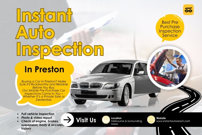 Book your Pre purchase car inspection preston, the best inspection service provider in whole melbourne