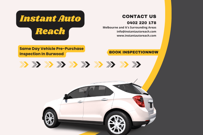 Pre Purchase Car Inspection in Burwood, book an inspection now with instant auto reach